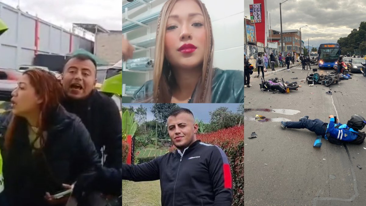 Habla la pareja involucrada en el accidente de la Av. Mutis que dejaron dos motociclistas muertos en Bogotá: 'Perdón'