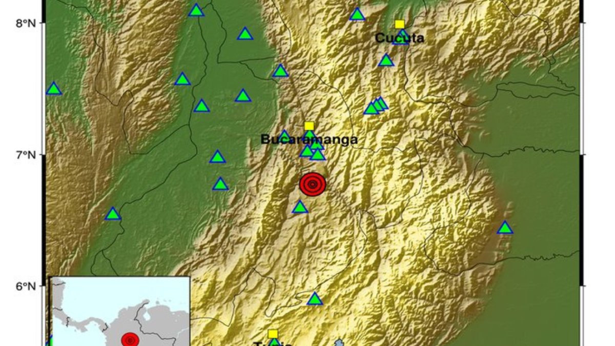 Temblor en Colombia este domingo 2 de noviembre
