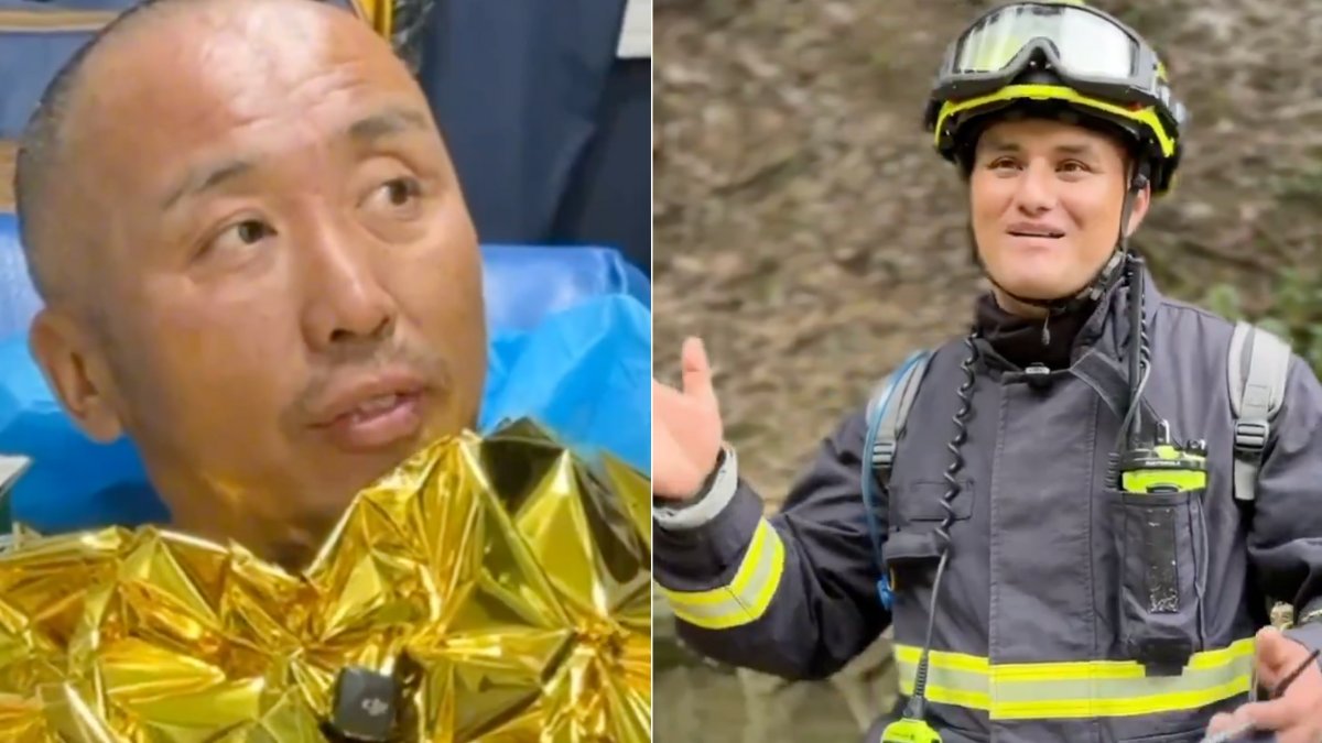 el conmovedor encuentro entre Tenzing Namgyl y el bombero que lo rescató en los cerros orientales
