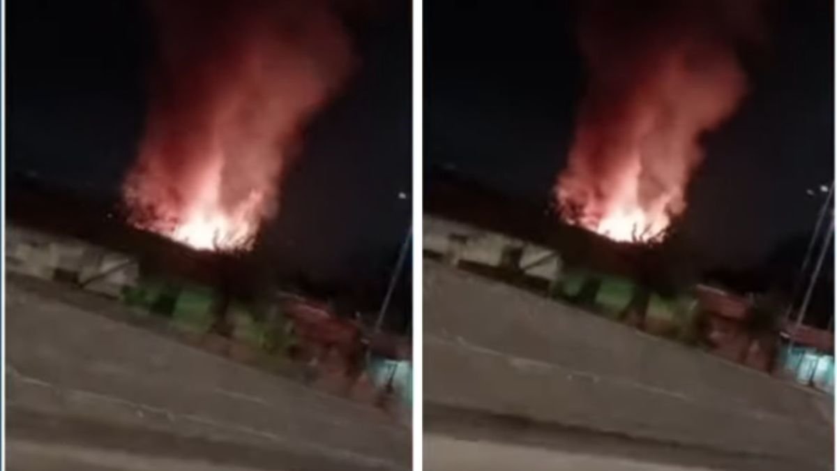 se registra grave incendio en el barrio Las Cruces; esto se sabe