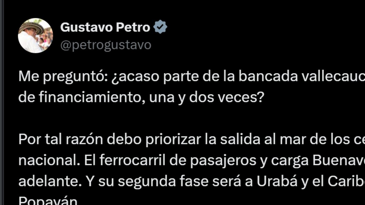 'Presidente, usted plantea una venganza política'