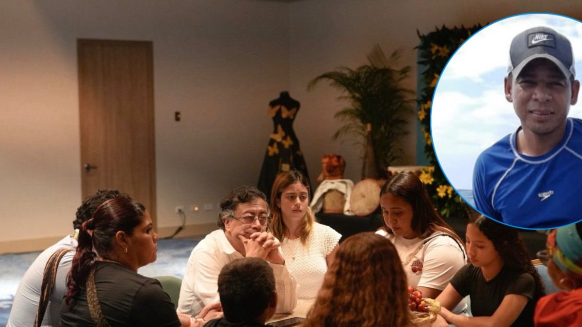 La polémica que desató el encuentro del presidente Petro en Santa Marta con la familia del pescador samario atacado por Estados Unidos