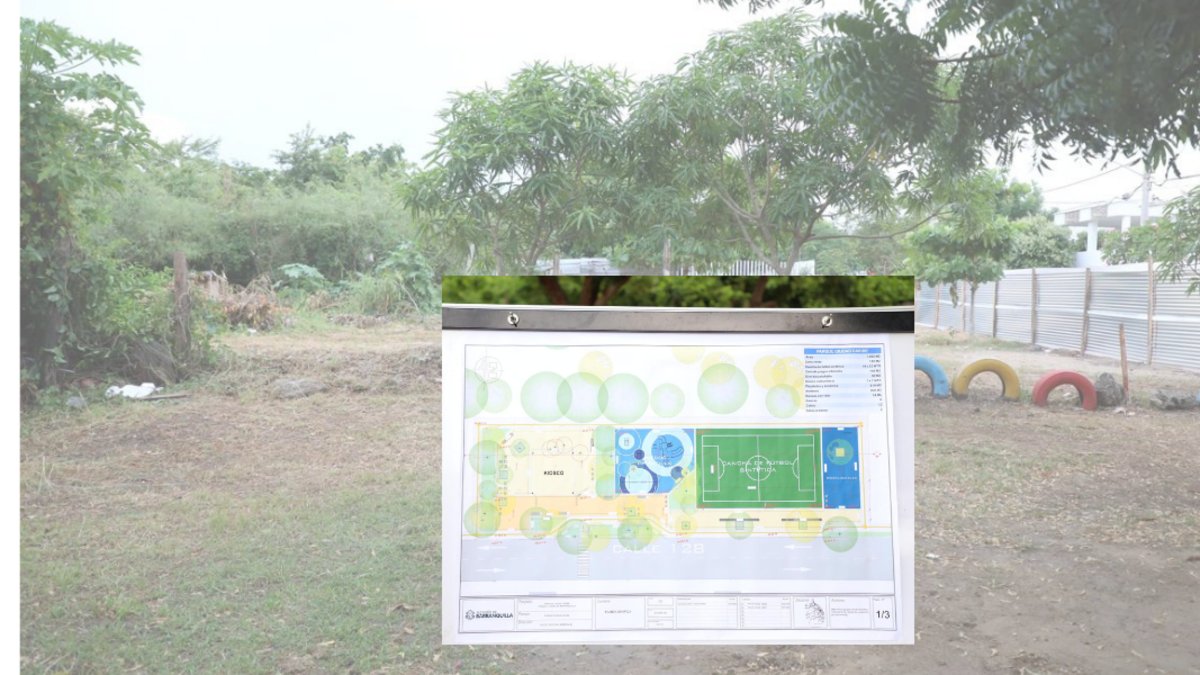 Inician obras del parque Ciudad Caribe en el barrio Caribe Verde de Barranquilla