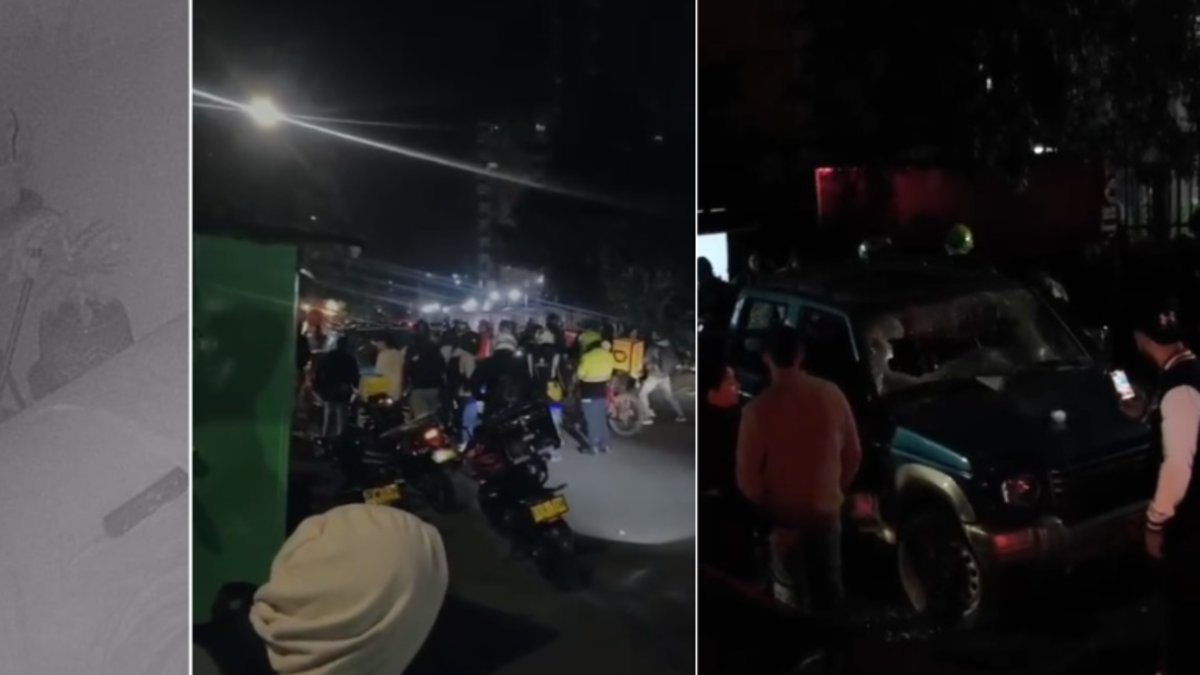 Nuevos videos revelan momento exacto cuando empezó linchamiento contra conductor señalado de atropellar a motociclistas en Kennedy, Bogotá