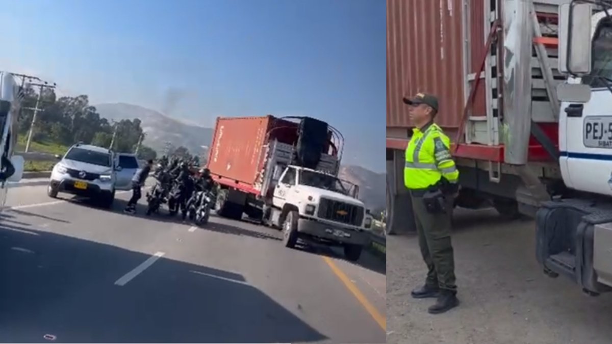 Delincuentes detuvieron un tractocamión, simulando emergencia con ambulancia, para robarlo en la vía Mondoñedo: autoridades frustraron el robo