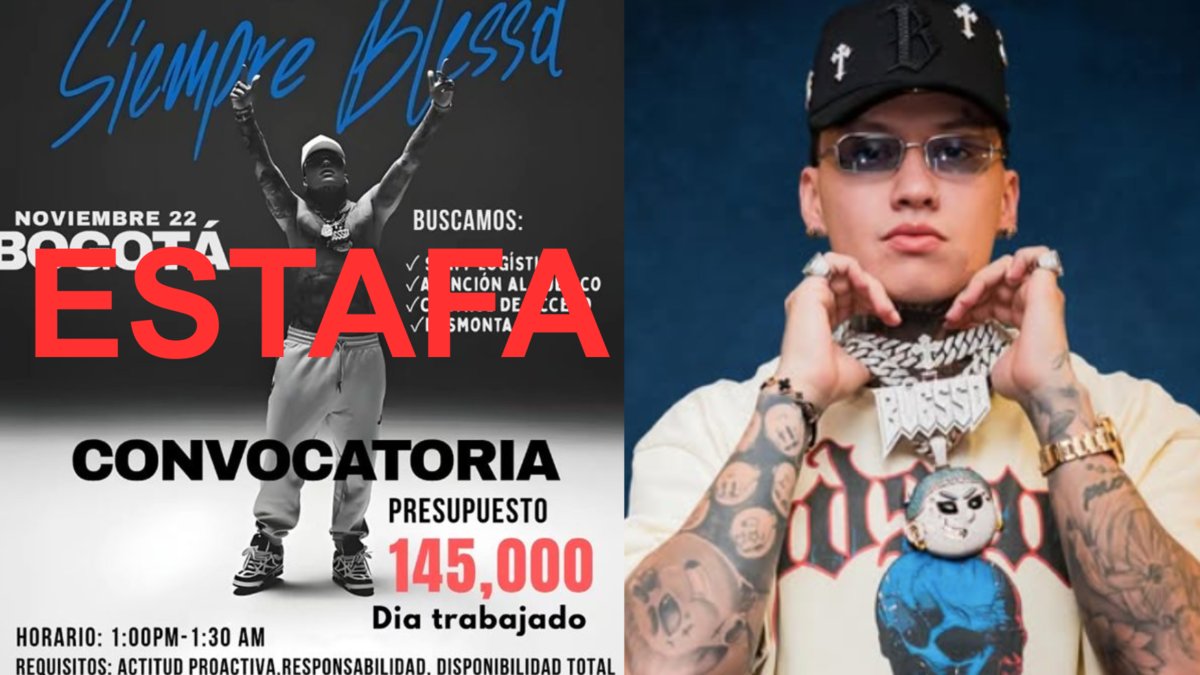 denuncian ofertas laborales falsas para el concierto de Blessd en el Vive Claro