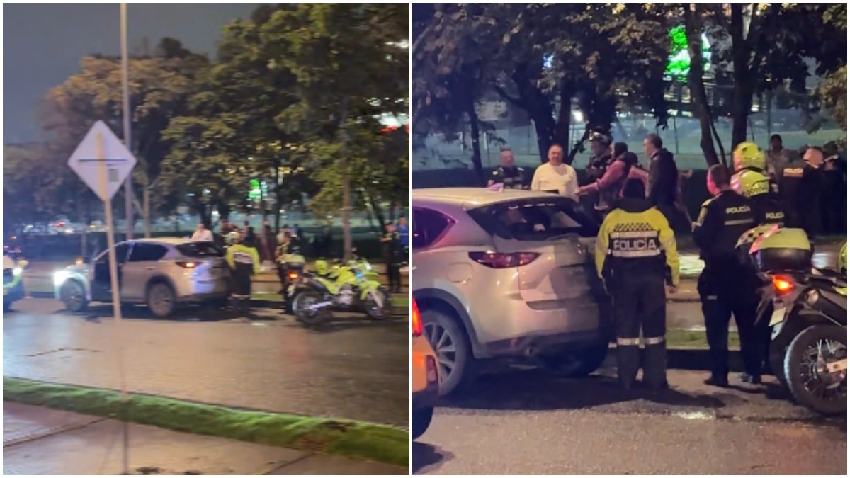 Nuevos detalles del presunto fleteo registrado en el norte de Bogotá; La policía detuvo a tres personas tras el hecho