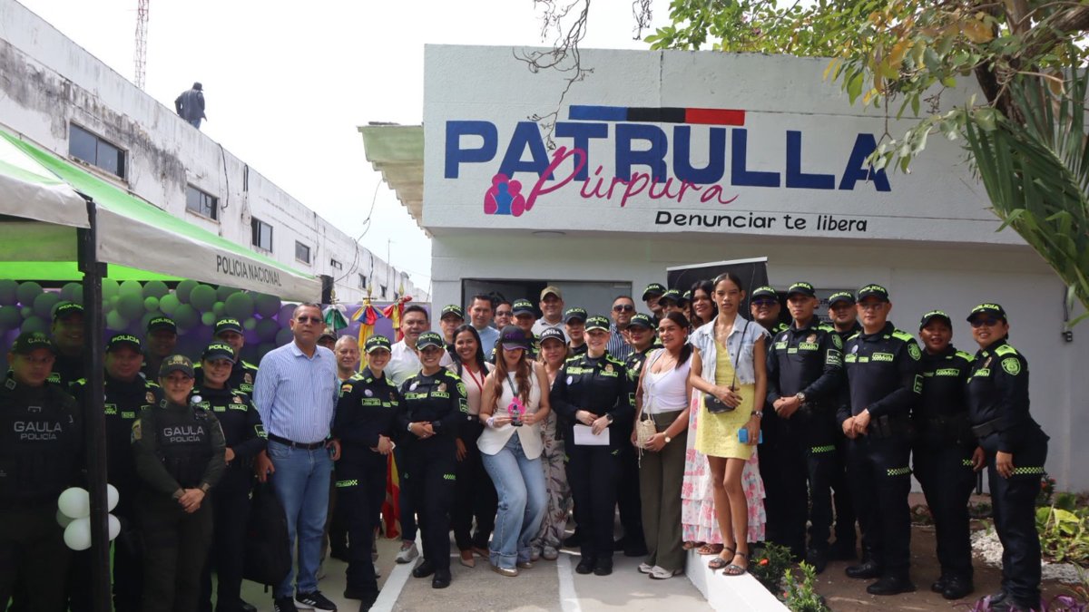 Inauguran primer Punto Púrpura en Los Almendros, espacio físico para atender casos de violencias de género en Barranquilla y su área metropolitana
