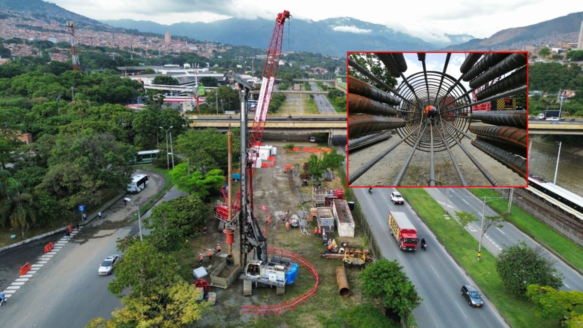 comenzaron las cimentaciones del viaducto 'Caribe', una de las obras clave del megaproyecto; será elevado y tendrá 17 apoyos