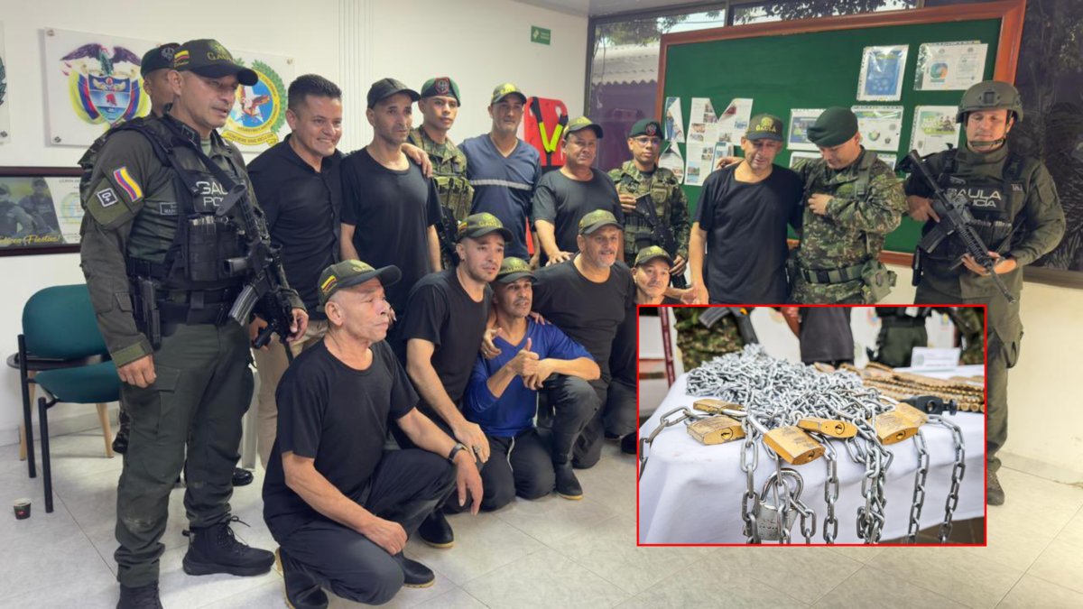 fueron encadenados y pedían $5.000 millones por su libertad