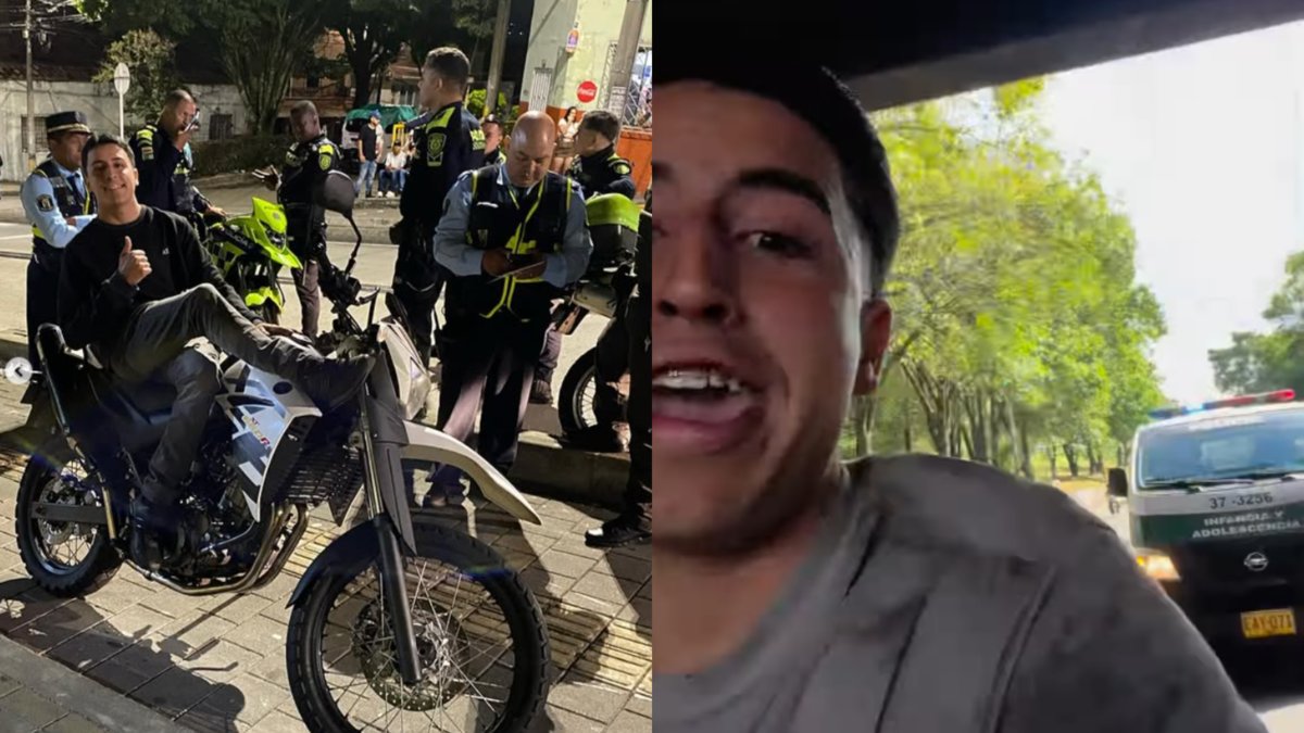 'Juancito', creador de contenido de acrobacias peligrosas en vías de Medellín fue capturado tras ser señalado de robar un local y una motocicleta