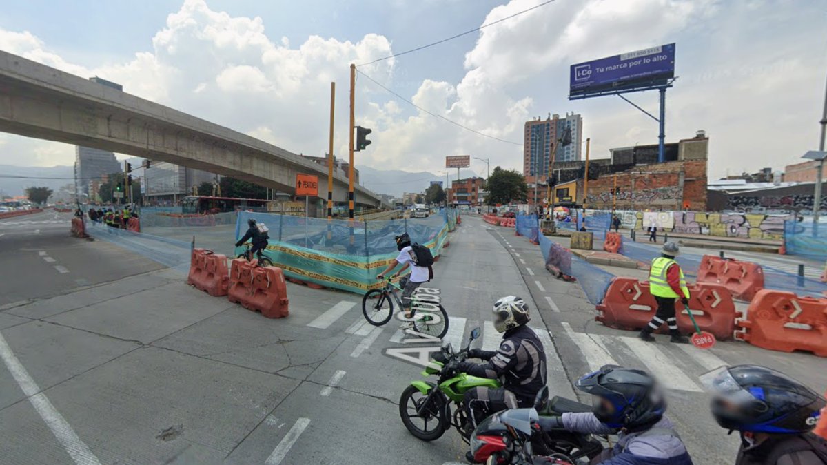 Cierre de carriles en la calle 100 con avenida Suba por obras de la troncal 68: conozca los desvíos