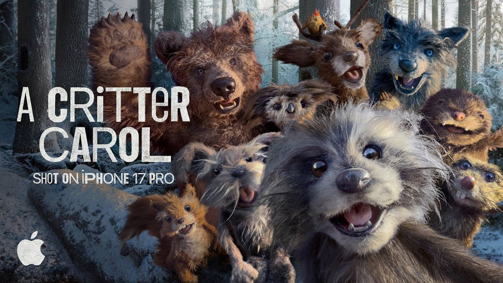 Apple lanza anuncio televisivo de la temporada navideña de 2025: 'A Critter Carol'