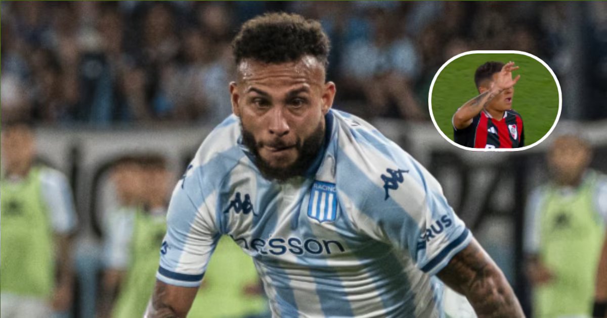 Duvan Vergara reveló que pidió ingresar al duelo entre Racing y River tras el golazo de Quintero: “Siento un fuego”