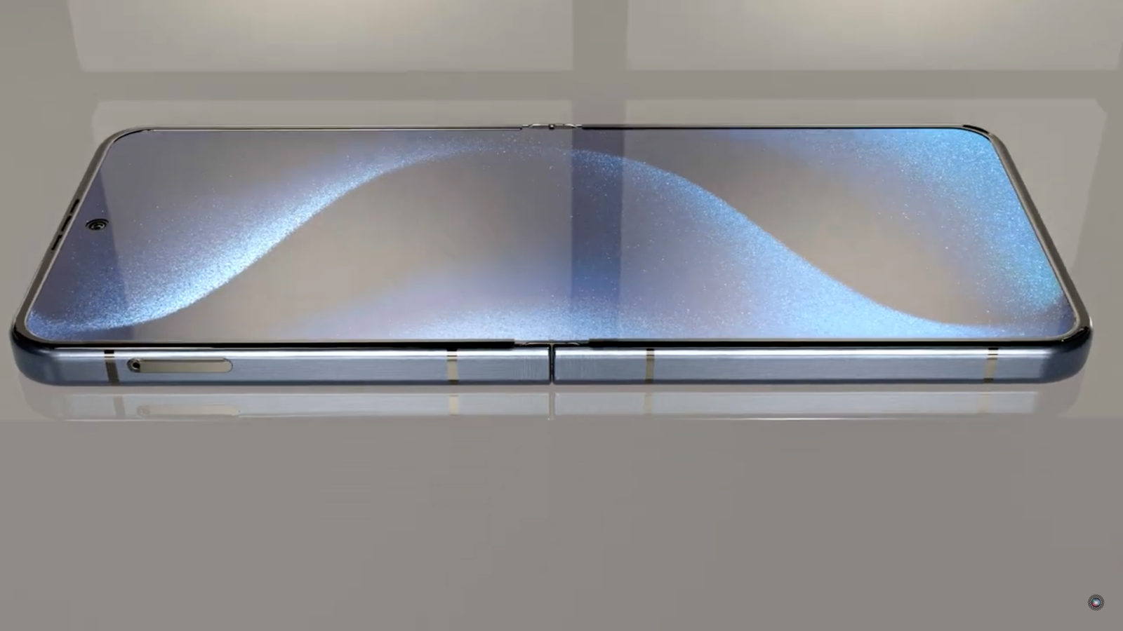 foldteléfono inteligente capazone la visualización