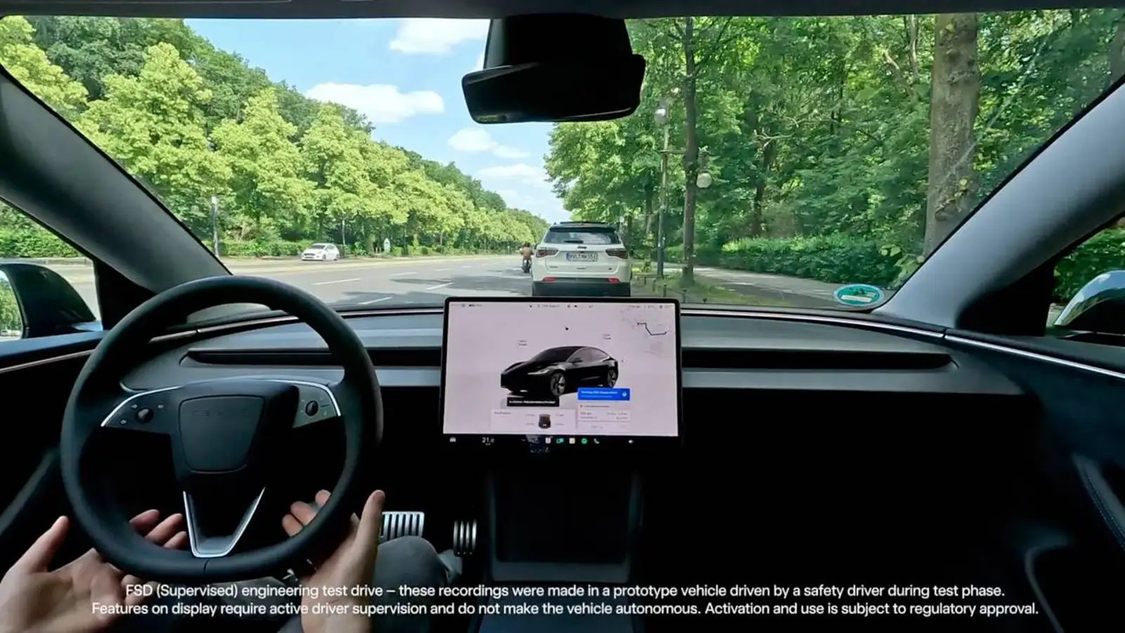 Tesla presenta FSD Supervised en Europa con demostraciones reales