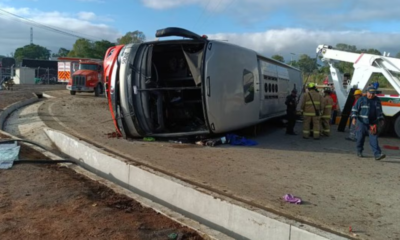 Tres muertos y varios heridos dejo accidente de bus intermunicipal en la vía Pasto-Cali