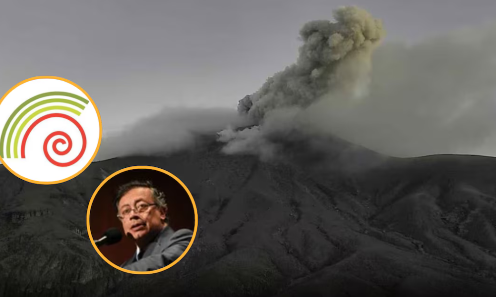 Volcán Puracé pasa de alerta amarilla a naranja, indicó el presidente Gustavo Petro y el Servicio Geológico Colombiano