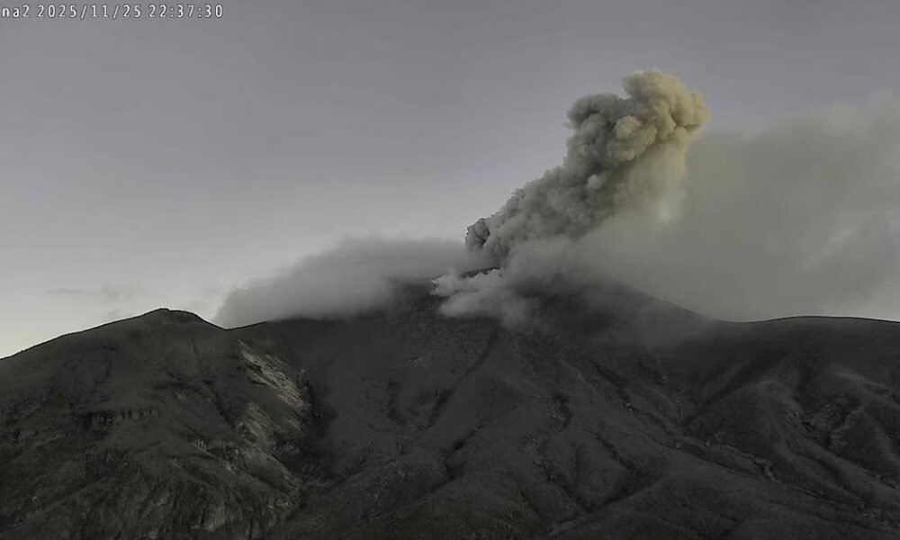 Volcán Puracé permanece en alerta naranja, según último reporte del SGC: hubo movimiento de lahares en la madrugada