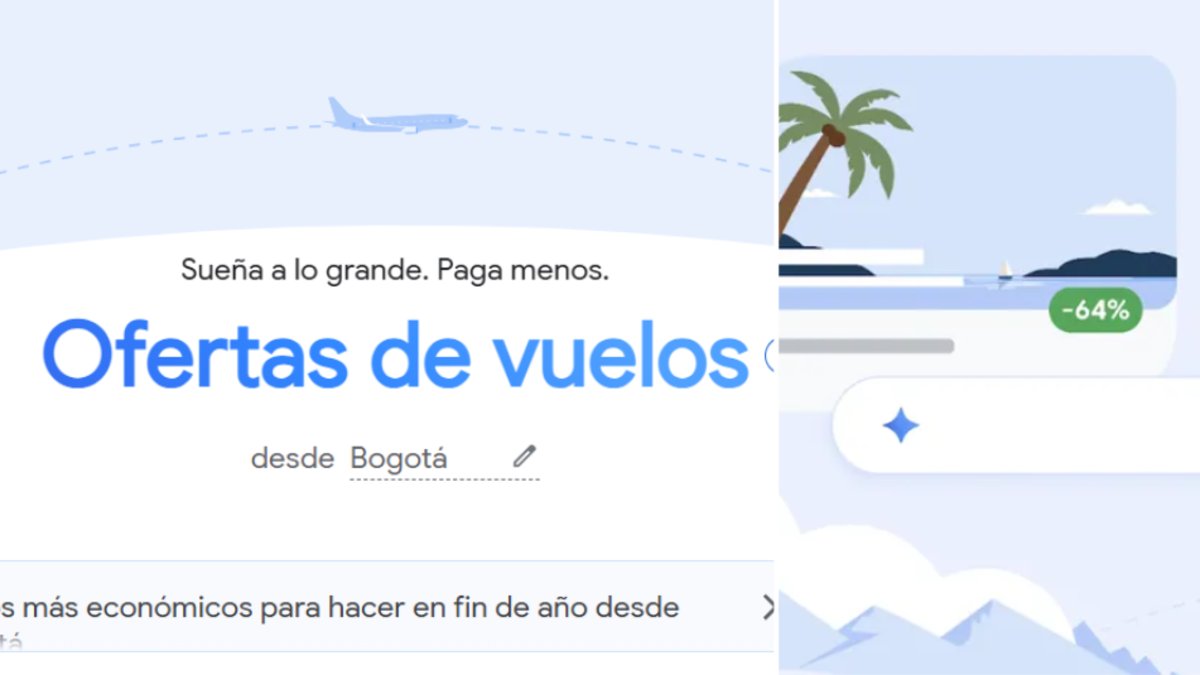 estas son las rutas más económicas para volar desde Bogotá en diciembre que ofrece el buscador con IA