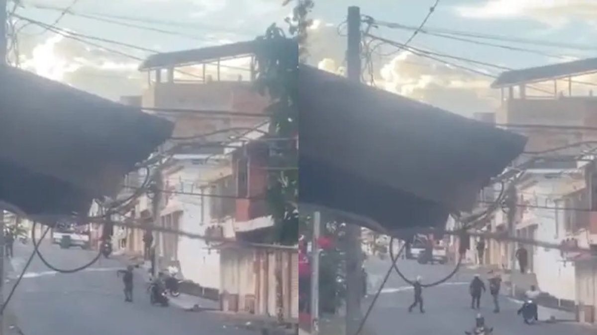 tres civiles y un uniformado quedaron heridos
