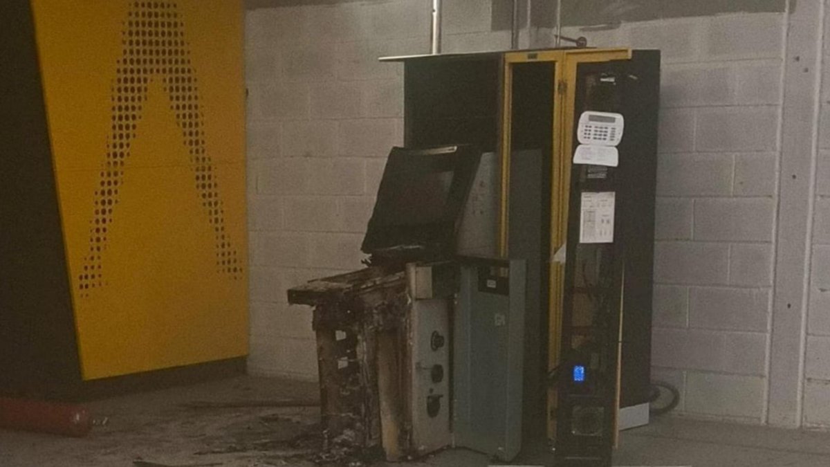 la máquina fue destruida sin usar explosivos
