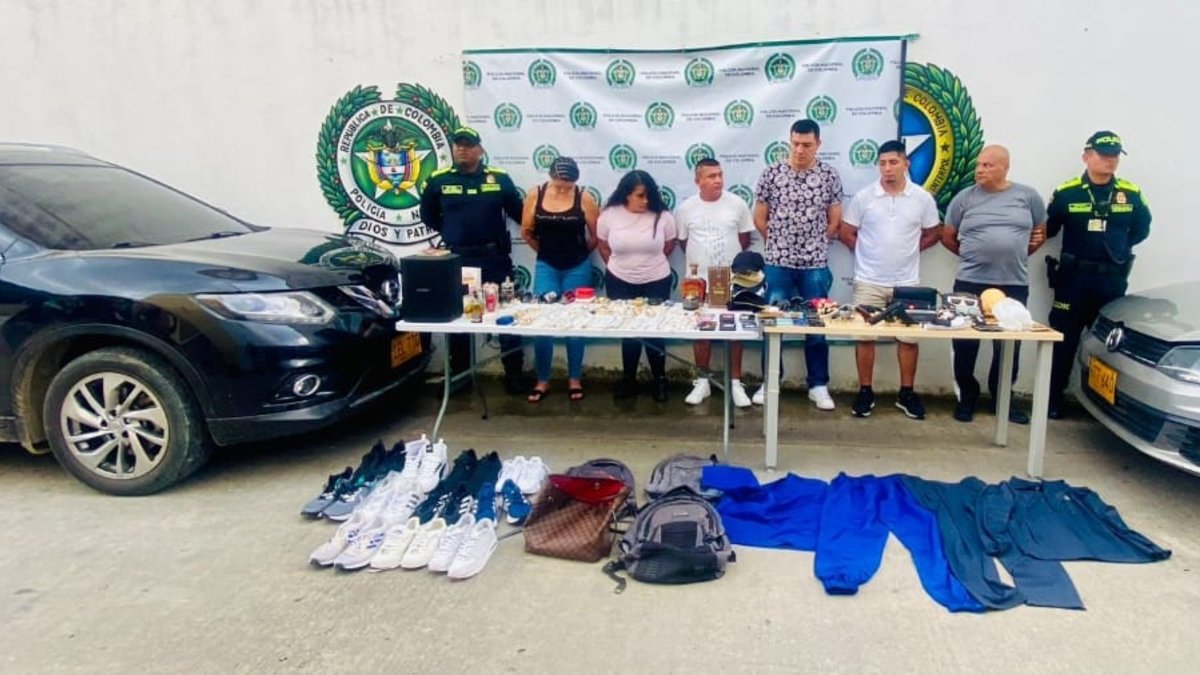 Habían robado más de $100 millones en joyas y dinero en Sincelejo, paseaban en Coveñas (Sucre) y fueron capturados: acumulan 55 anotaciones judiciales