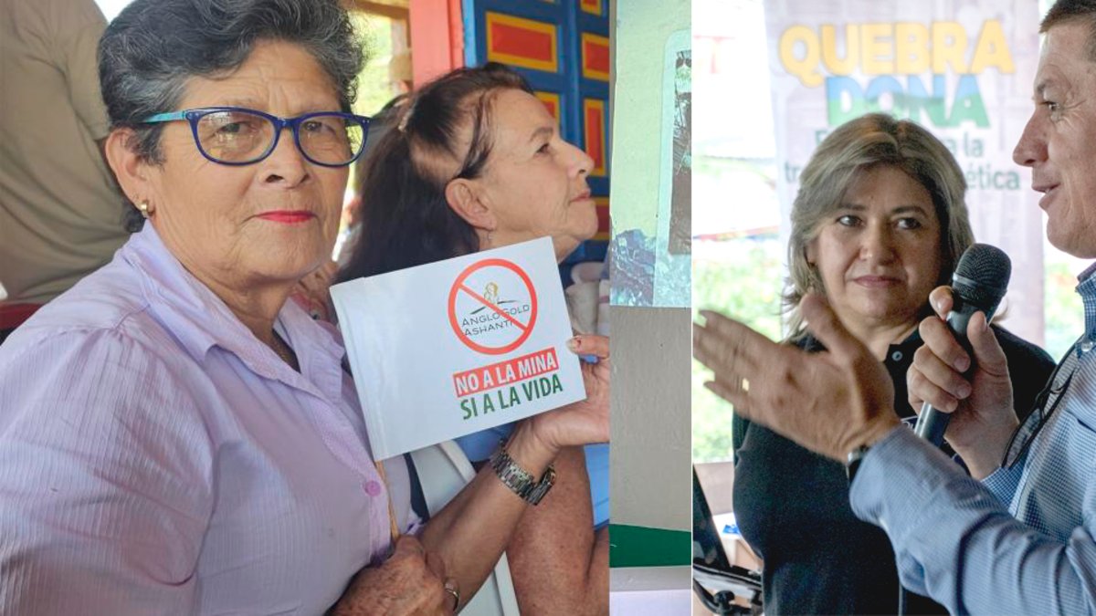 Suroeste antioqueño está dividido por el futuro de la mina Quebradona