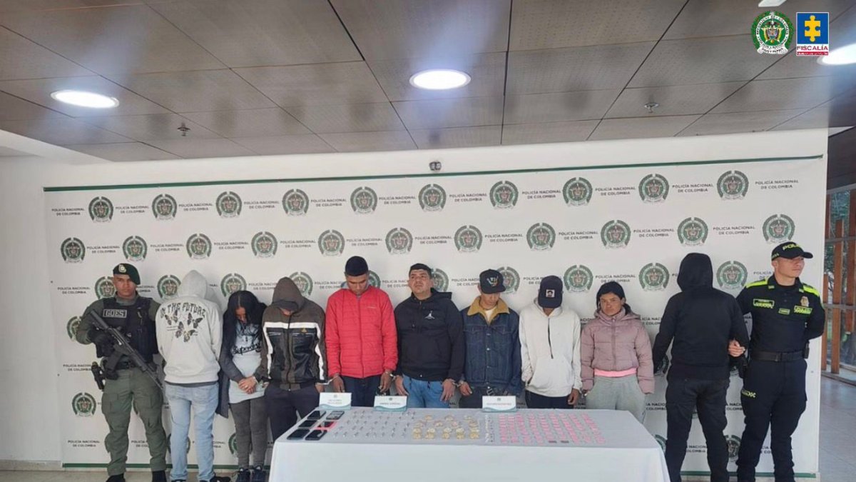 Cae banda de traficantes de estupefacientes que iniciaron guerra en Soacha y dejaron seis asesinatos