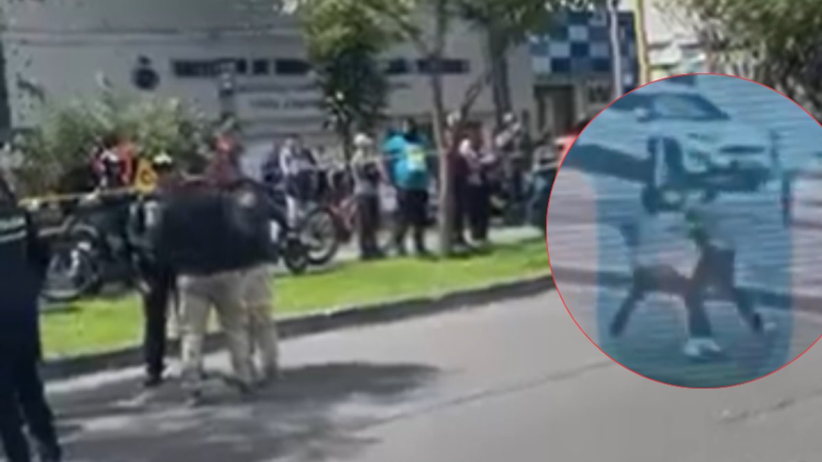 Se conocen imágenes del momento exacto cuando delincuentes asesinaron a un estudiante durante hurto que disparó una balacera en el norte de Bogotá.