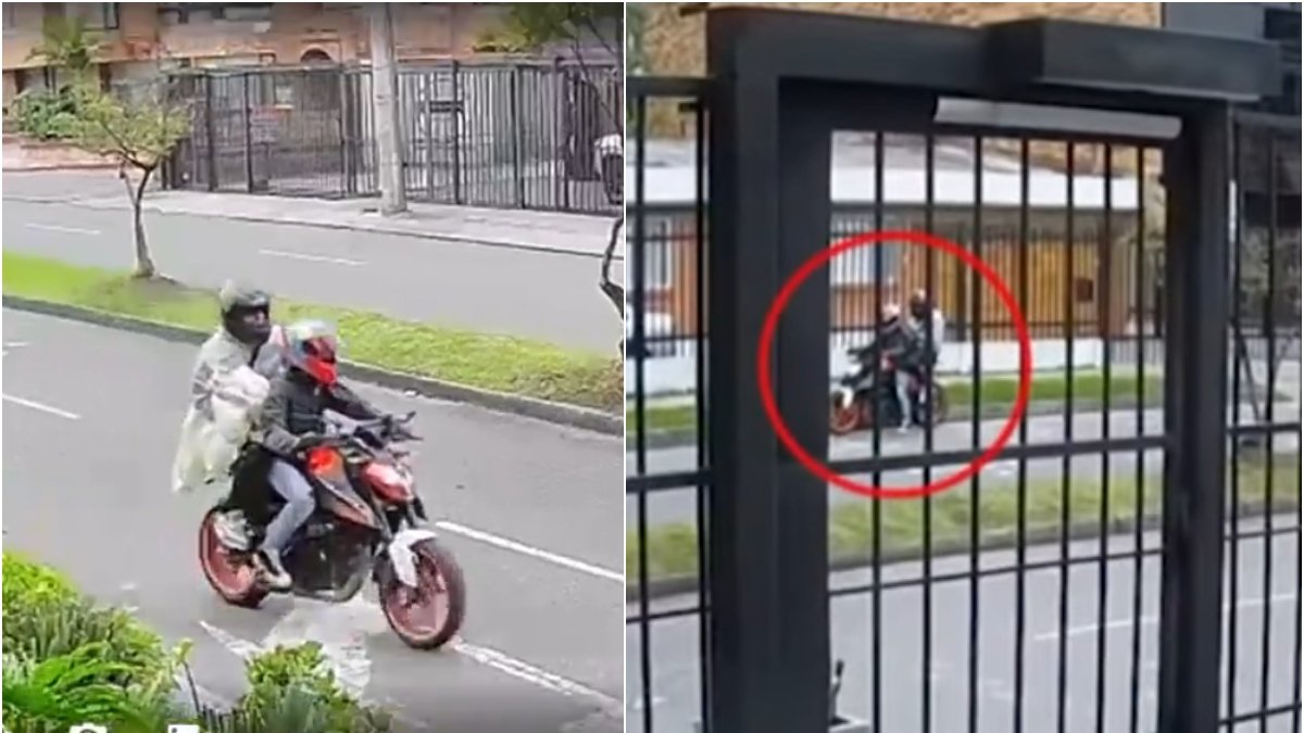 Revelan videos de los otros hurtos que cometieron banda de moto naranja en la que se transportaban delincuentes que mataron a joven en el norte de Bogotá.