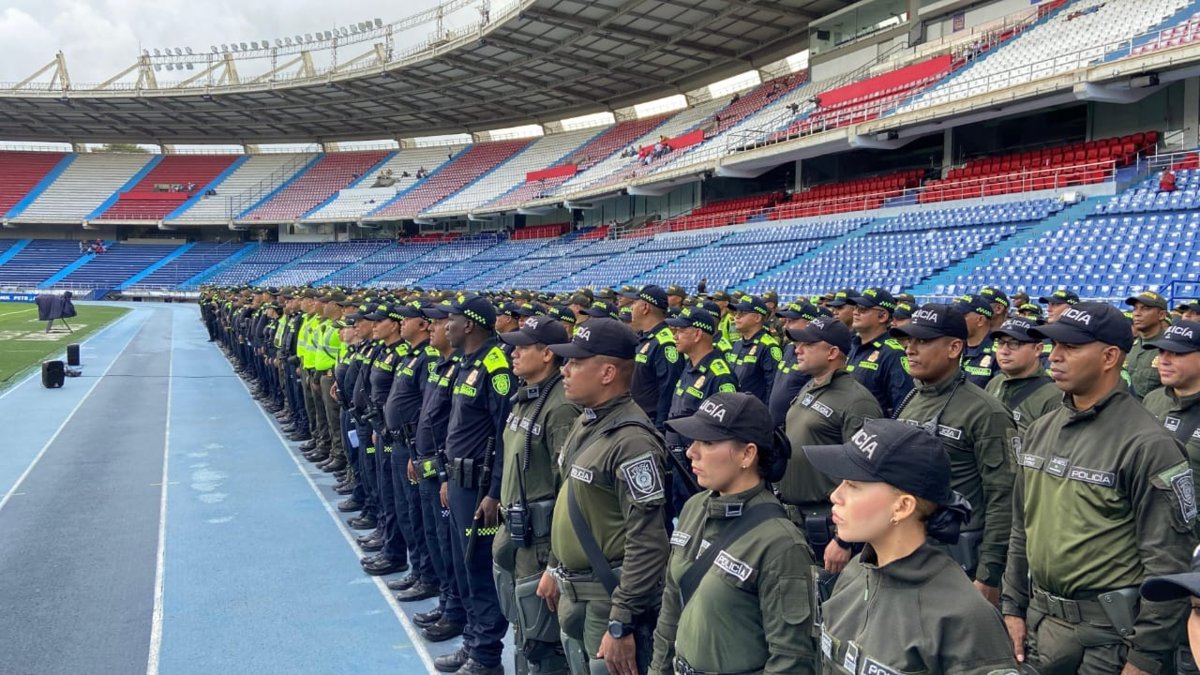 Más de 1.000 uniformados estarán en el escenario.