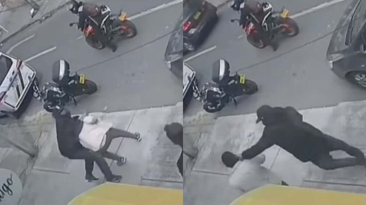 Denuncian caso de hurto de la banda de la moto naranja días antes del intento de robo en el que asesinaron a Jean Claude Bossard en el norte de Bogotá