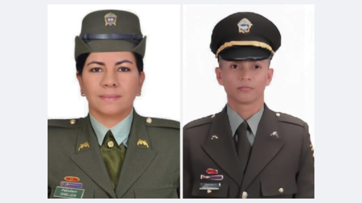 ¿Quiénes eran los dos policías que murieron en un accidente de tránsito en Dapa, zona de Yumbo, en Valle? La moto en la que iban chocó contra un árbol