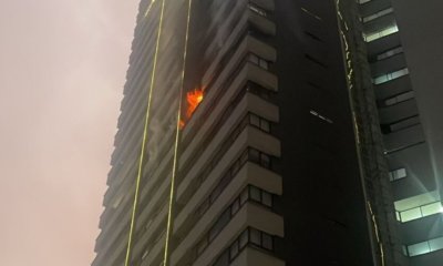 Lo que se sabe del incendio en el piso 14 que obligó a evacuar a 240 personas en Medellín