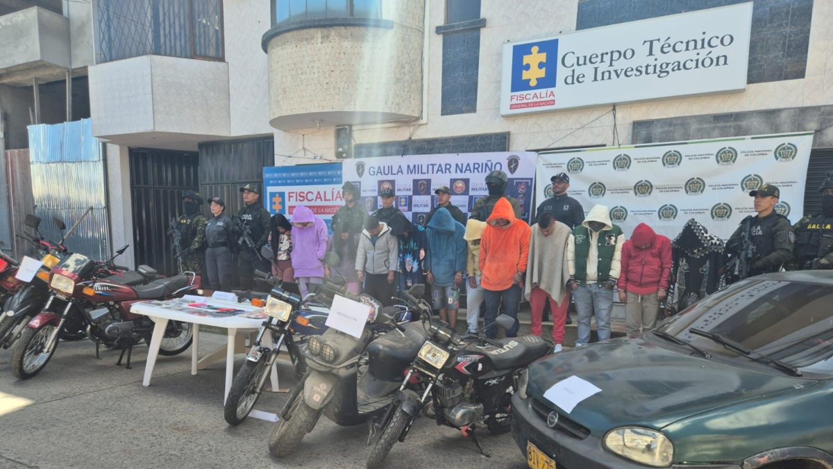 Esta sería la temida organización criminal con vínculos con 'Tren de Aragua', en la frontera entre Colombia y Ecuador; así se realizaron 11 capturas