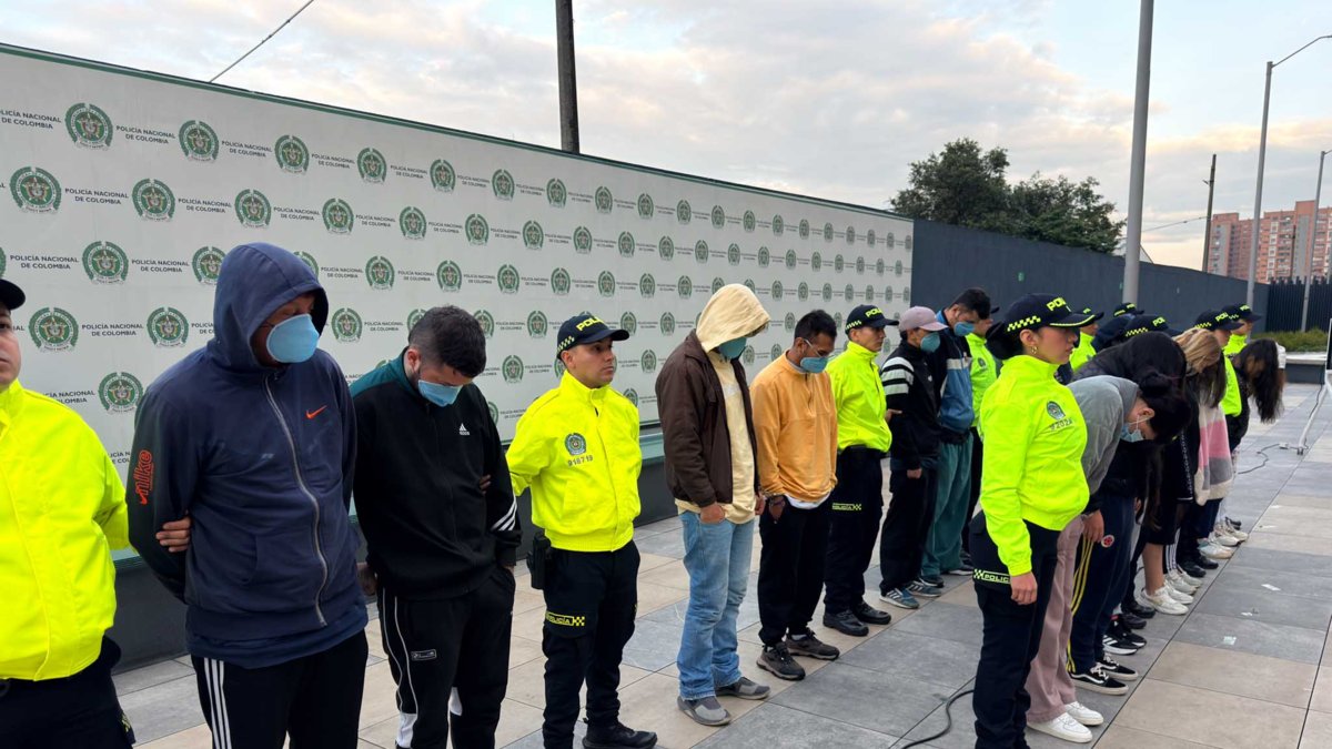 18 miembros van a prision