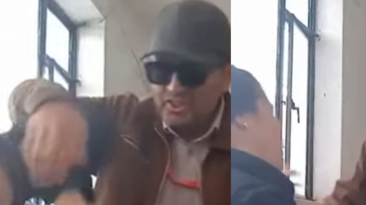 en video quedó evidencia de los tocamientos