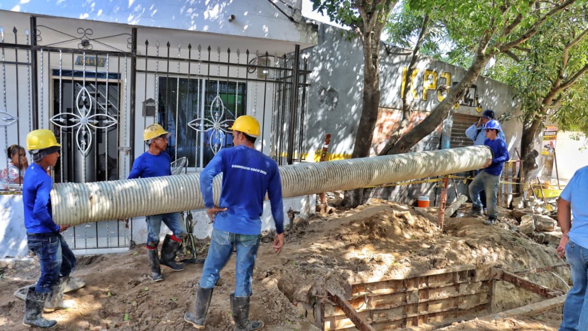 Alcantarillado en Soledad avanza 71 por ciento bajo gobierno de Eduardo Verano