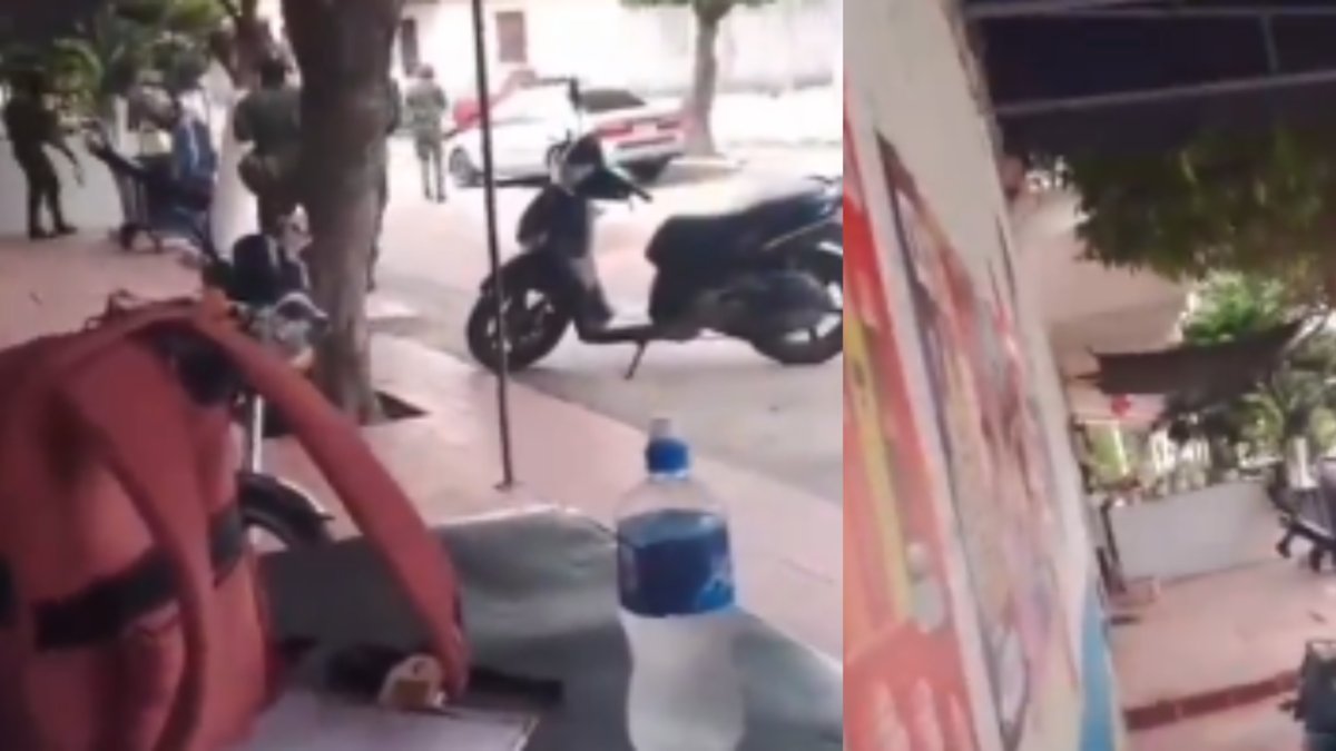 los disparos alertaron a la comunidad