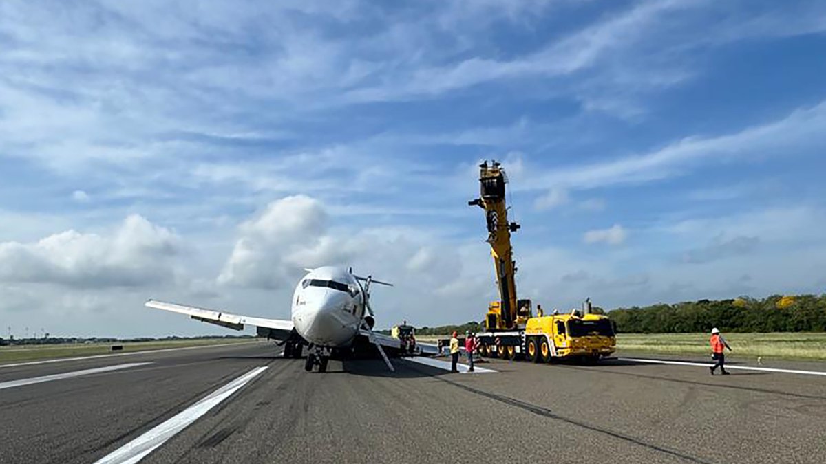 Se restablece la operación aérea en el aeropuerto Ernesto Cortissoz tras incidente con avión de carga