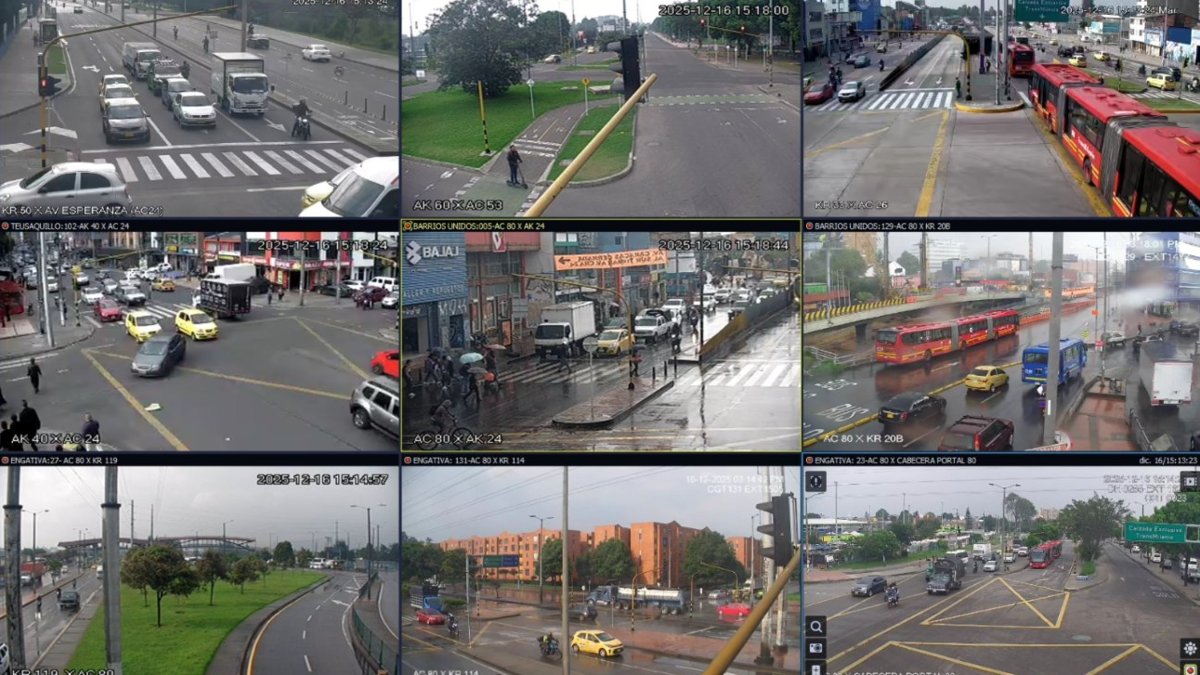 Se registraron fuertes lluvias con granizo en varias localidades de Bogotá: Idiger reportó 8 categorías de novedades en la ciudad