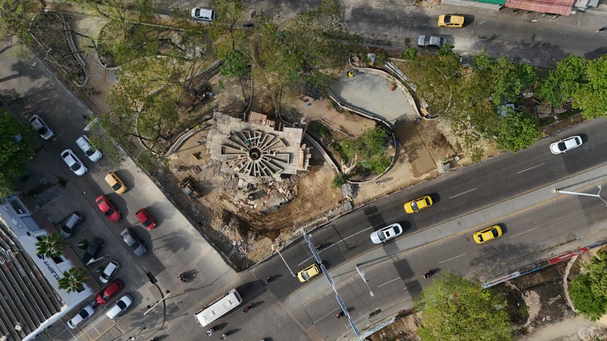 obras ponen fin a inundaciones en el Castillo de San Felipe con la restauración del Reloj Floral