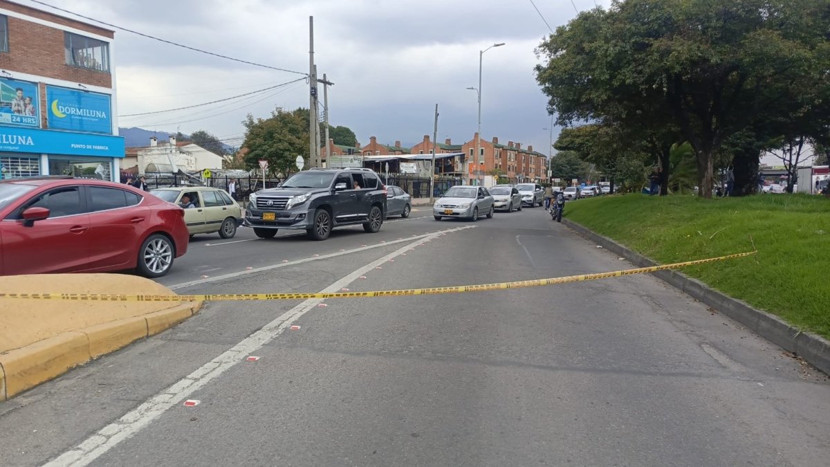 Fatal accidente en la Autopista norte dejó un motociclista muerto en Bogotá