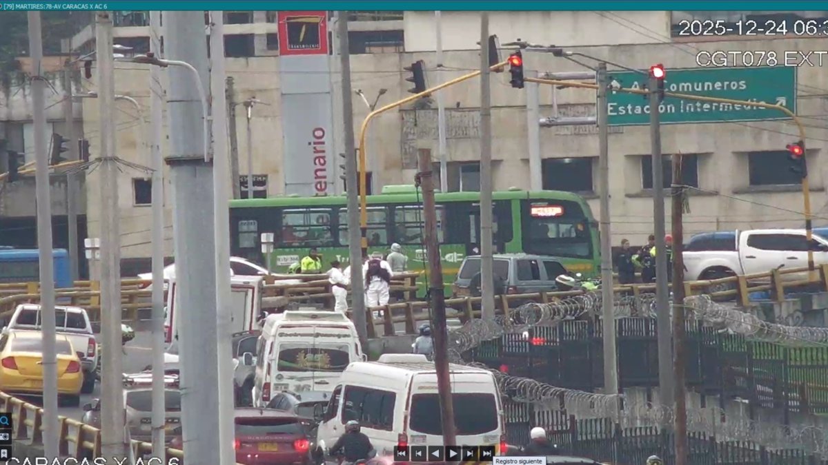así está el Plan Éxodo en Navidad; se registra cierre en la calle 6 con carrera 10 por accidente