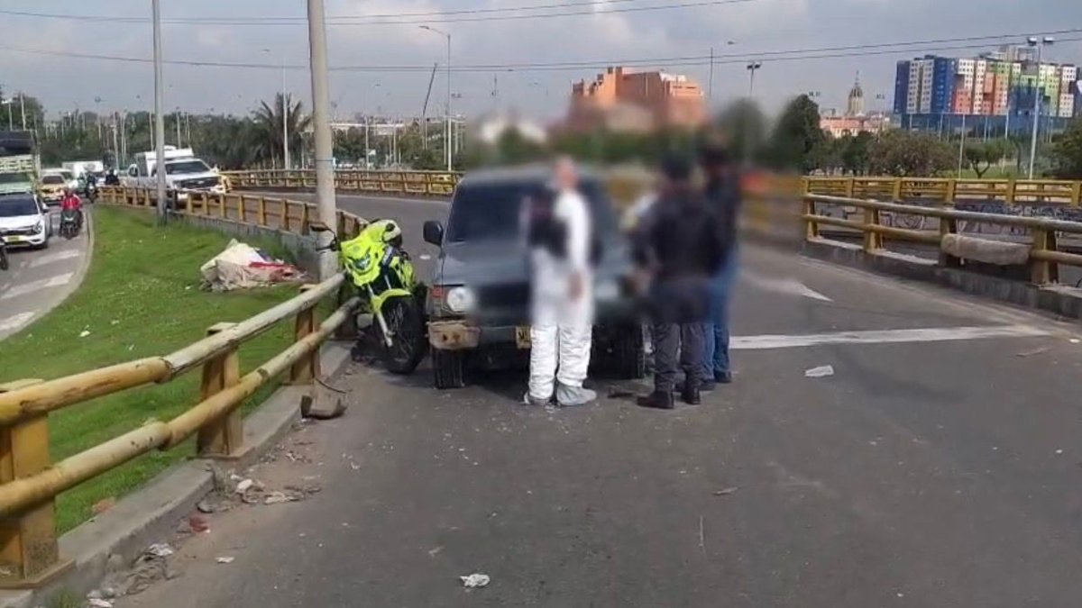 Persecución policial en la madrugada dejó un muerto y dos capturados en Bogotá