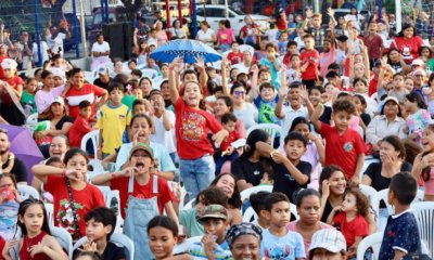 ocho días de novenas y cerca de 40.000 regalos alegraron a 10.000 niños de la ciudad