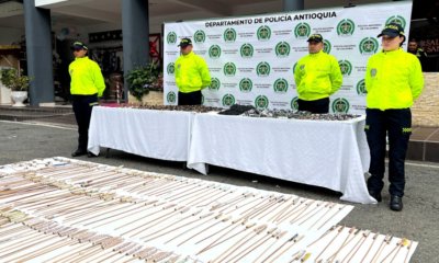 Policía desmantela fábrica artesanal durante Navidad en La Ceja