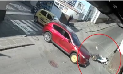 el accidente quedó grabado en video