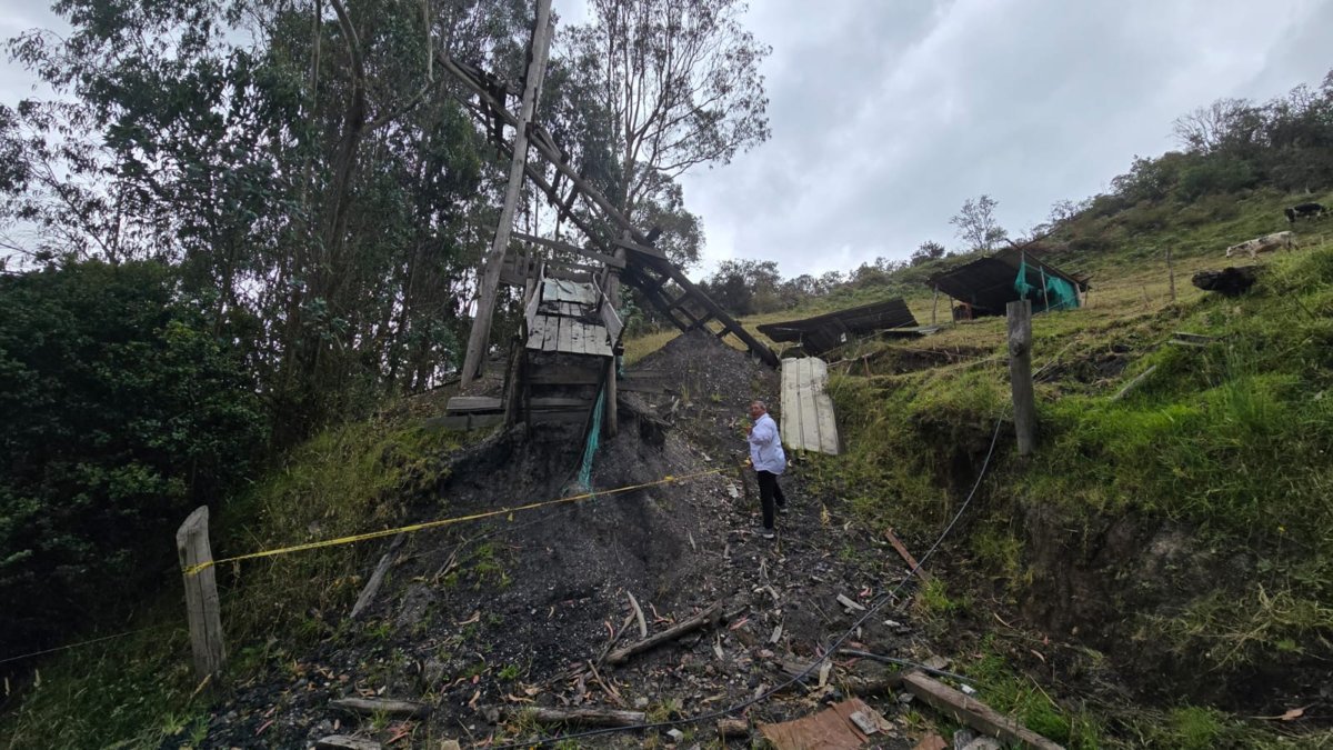 CAR suspendió actividad minera por mala disposición de materiales en Villapinzón